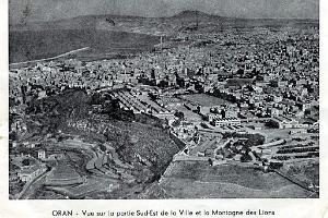 VUE AERIENNE D ORAN PARTIE SUD EST